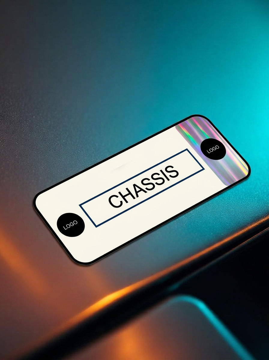 Etiqueta destrutível com o número do chassi aplicada no veículo