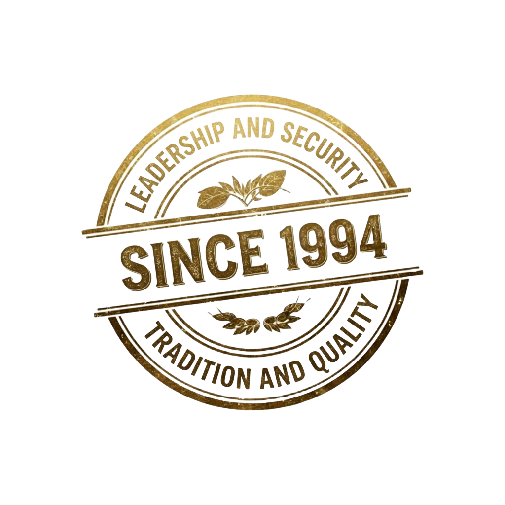 VIN Brasil seal, since 1994: leadership and security, tradition and quality